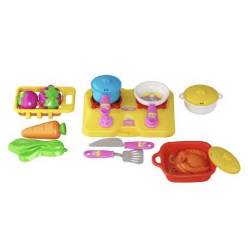 Xe siêu thị kèm bộ làm bếp ko nhạc