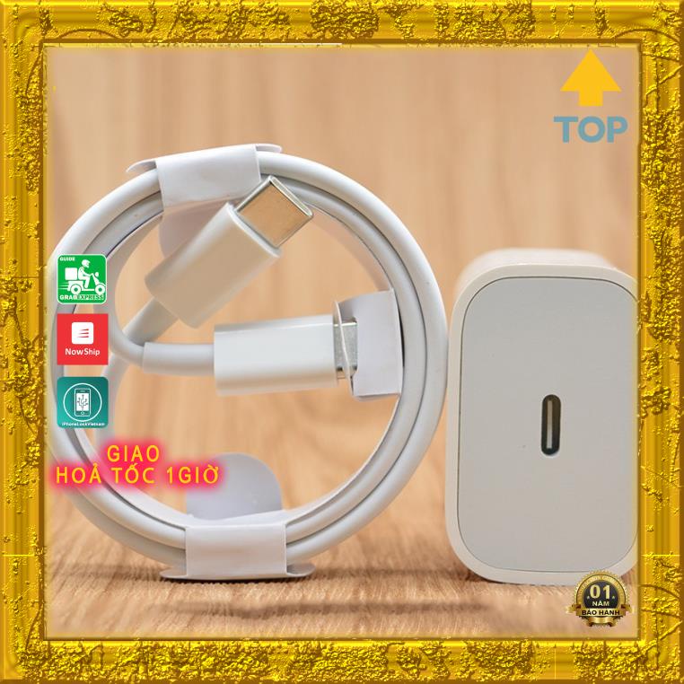 GIÁ SĨ - Bộ sạc nhanh PD 20W S P (Củ +dây cáp) cho IP 6 7 8 8plus X XsMax 11 11 ProMax 12 12 ProMax 13 13 ProMax 14 Plus
