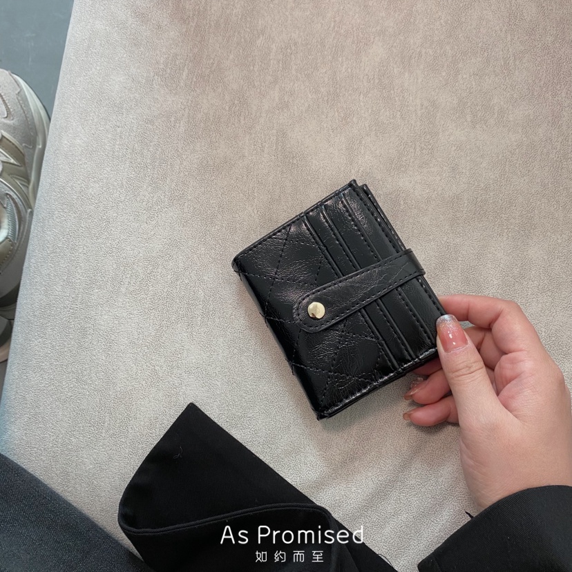 Ví đựng thẻ tiền 2 trong 1 mini Juny nữ da basic 22S