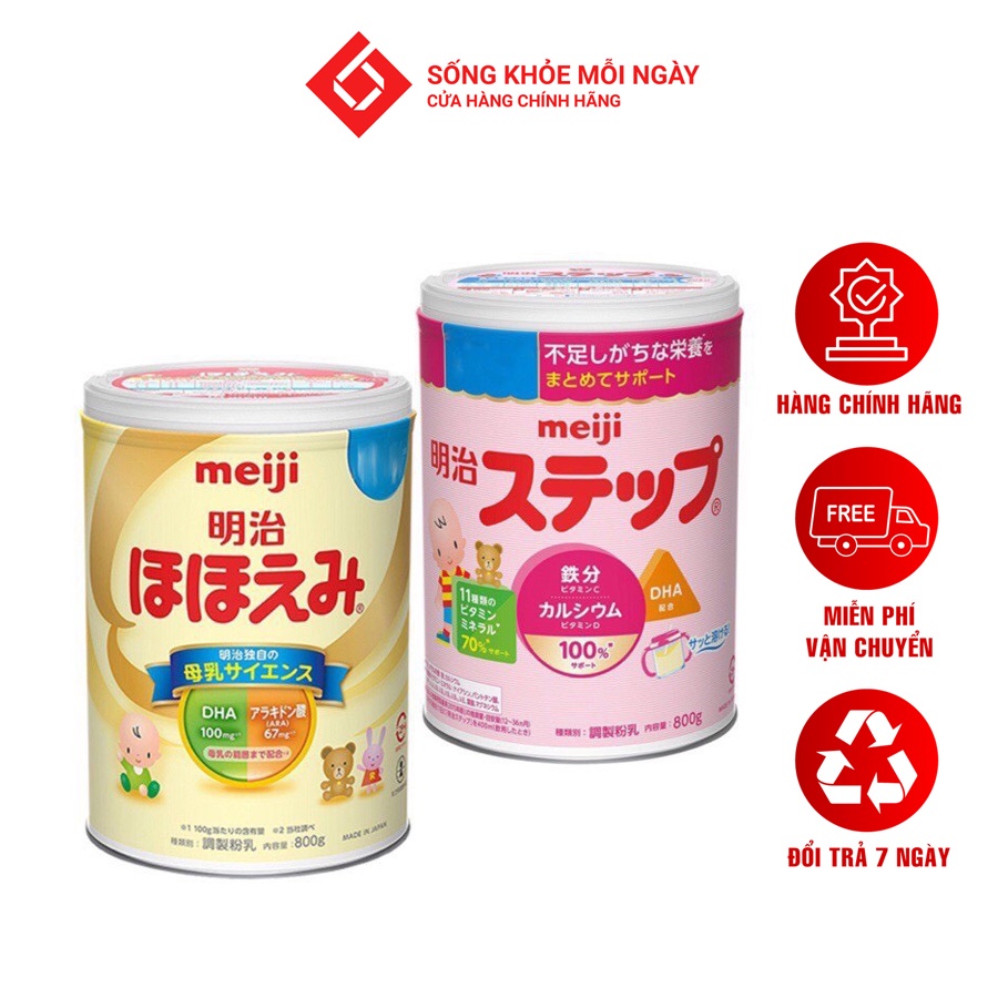 Sữa Meiji số 0 và số 9 nội địa Nhật Bản giúp trẻ phát triển toàn diện về thể chất và trí tuệ