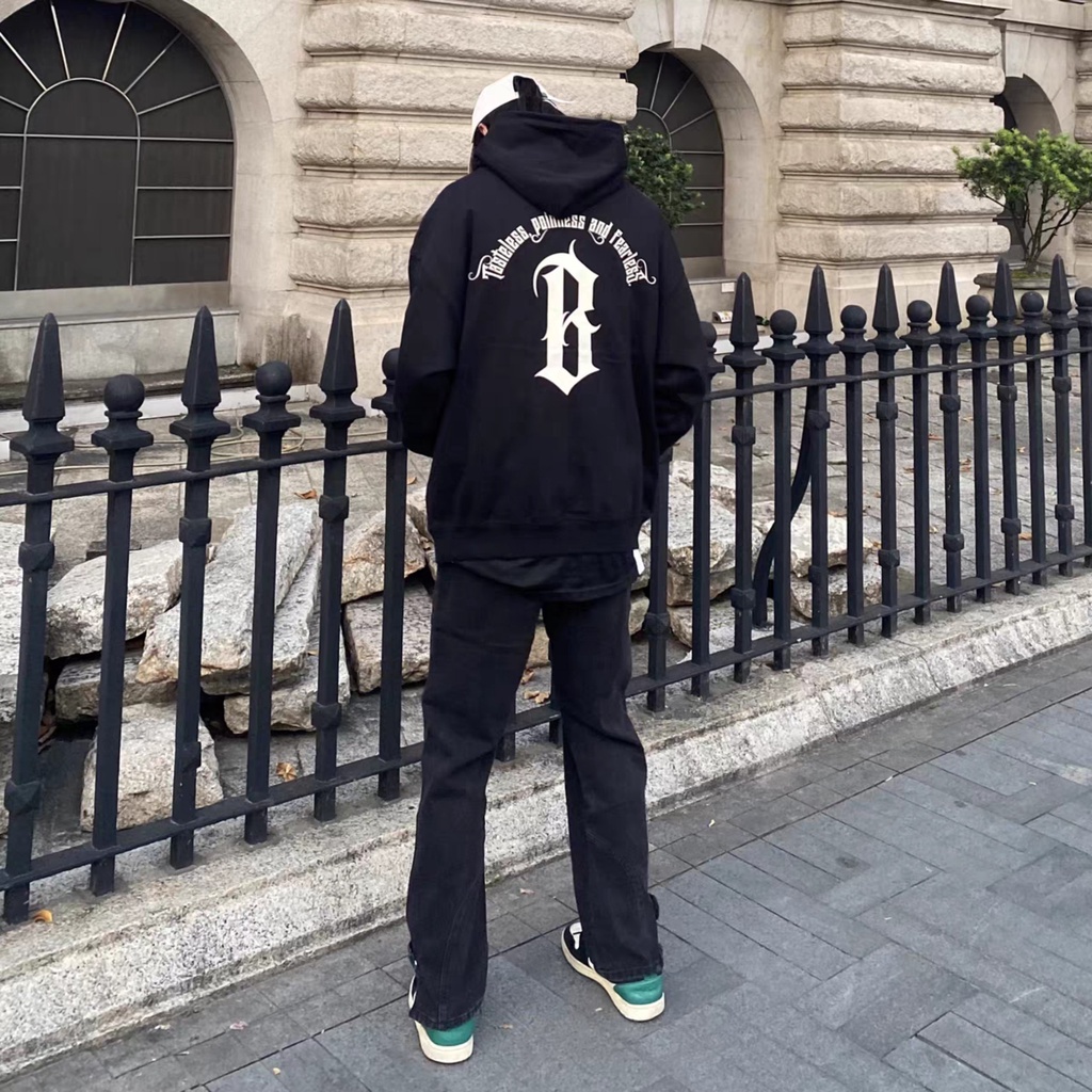 Áo hoodie unisex nam nữ form rộng mũ to 2 lớp nỉ chân cua KIITA
