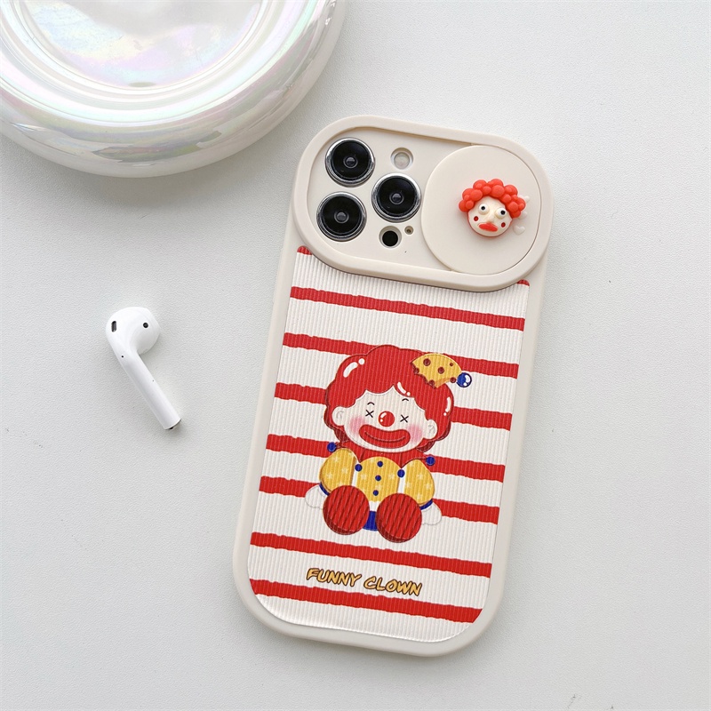 Ốp Điện Thoại Họa Tiết Chú Hề Nhiều Màu Độc Đáo Chống Sốc Cho iPhone 14 / 13 / 12 / 11 / X / 8 / 7P