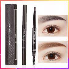 Chì Kẻ Mày Double Effect Lameila 02 đầu không thấm nước- Bút kẻ lông mày Lameila Double Effect TQ