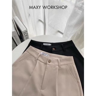 Quần short nữ xếp ly hack dáng Pleated Short Maxy Workshop