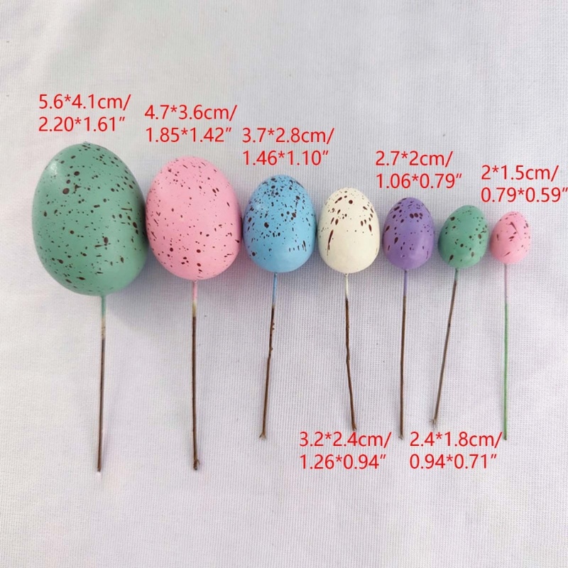 Set 20 Trứng Phục Sinh Bằng Xốp Trang Trí Tiệc Năm Mới DIY