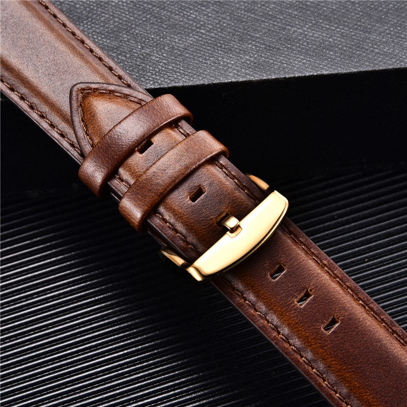 Dây Đeo Cổ Tay Bằng Da Thật Tháo Lắp Nhanh Cho HUAWEI WATCH 3 Pro GT3 Pro GT2 GT 2 46mm 42mm