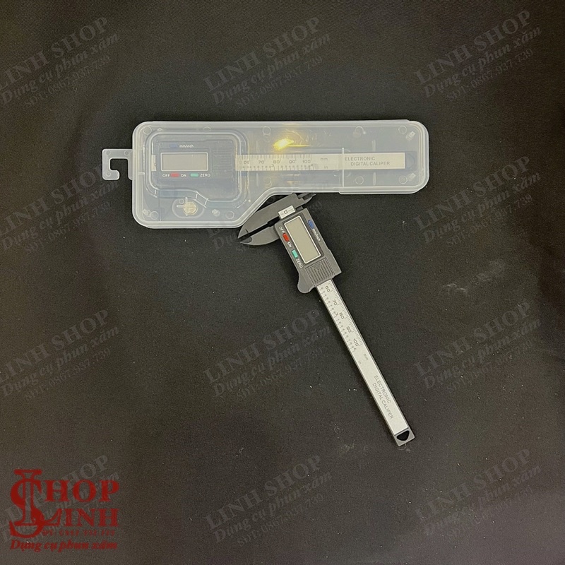 Thước điện tử đo lông mày 100mm