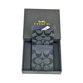 Card case in signature canvas ca300