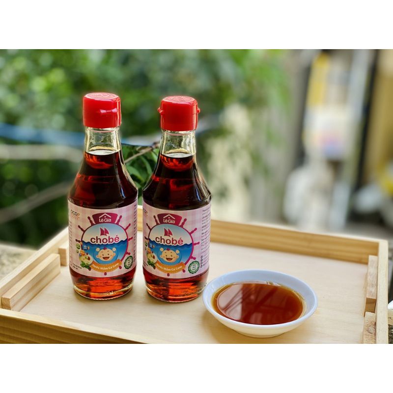 Nước mắm Lê Gia chai 60ml và 200ml cho bé từ 1 tuổi