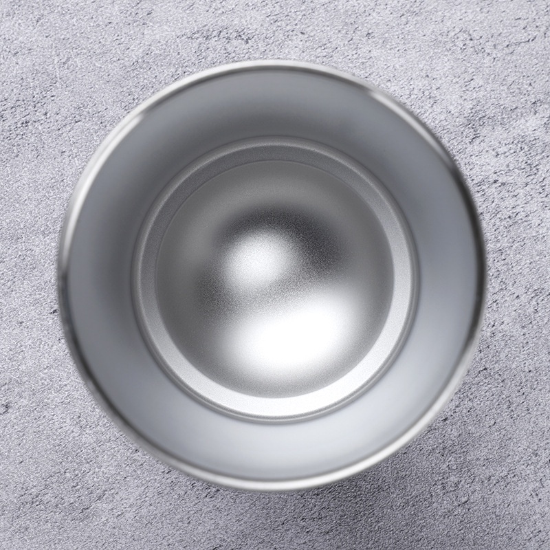 Ly giữ nhiệt Inox 304 không gỉ Iced Americano 2 dung tích, màu xám bạc. Bình giữ nhiệt mùa đông hè có ống hút inox