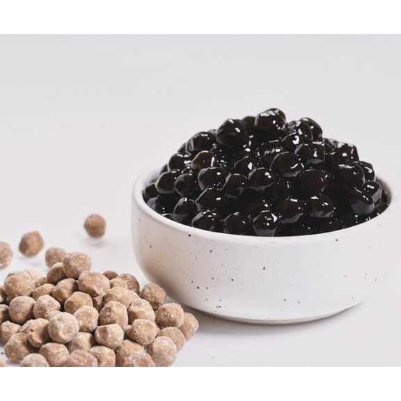 Trân Châu Đen Mini Royal - Túi 1kg Vị Caramel thơm ngon dai dẻo, nấu ủ nhanh gọn