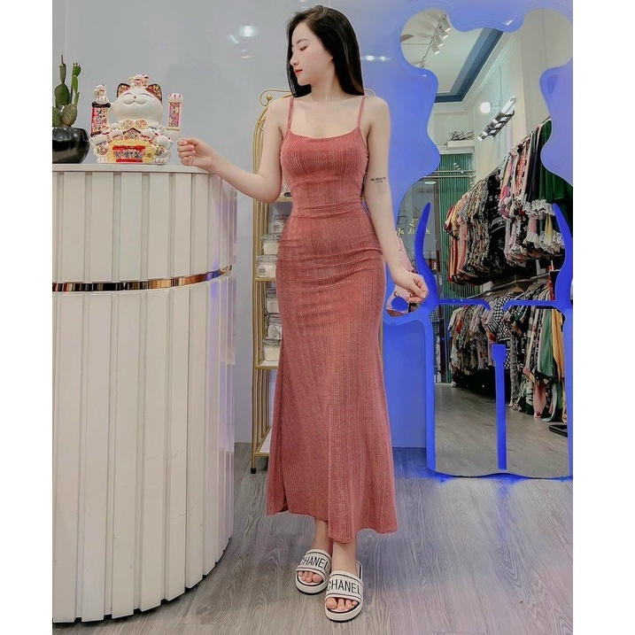 Đầm body maxi đuôi cá thoải mái quyến rũ