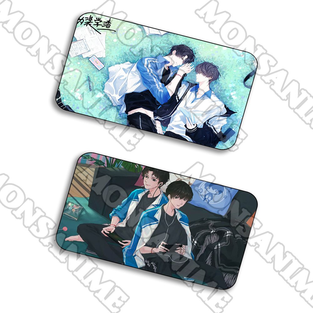 Ảnh card bo góc in hình NGỤY TRANG HỌC TRA ver SÂN CỎ BL manhwa thẻ bo viền 5*8cm anime chibi sưu tầm 1 tấm