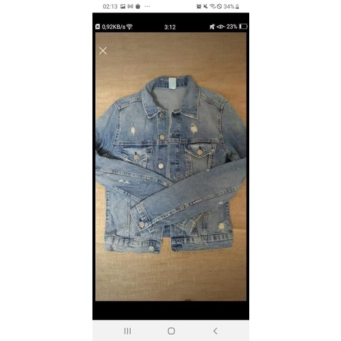 Áo khoác bò hm auth