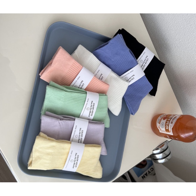 Vớ Tất cổ cao Unisex nhiều màu phong cách trẻ trung và năng động.