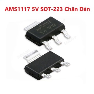 Ic nguồn ams1117 3v3 5v sot-223 chân dán