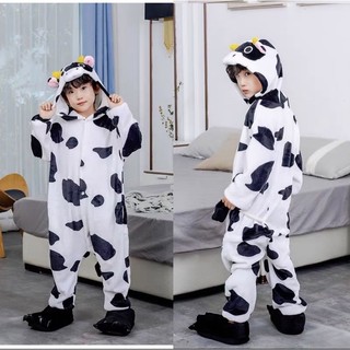 bộ đồ thú bò sữa trẻ em
