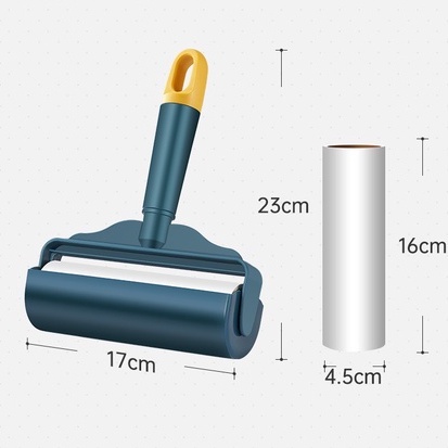 Cây Lăn Bụi Bẩn Cho Quần Áo Chăn Trải Bàn Ghế Ngồi Tiện Dụng Chổi Quét Bụi 60 Lớp Đa Năng Có Vỏ Bọc Siêu Dính HB