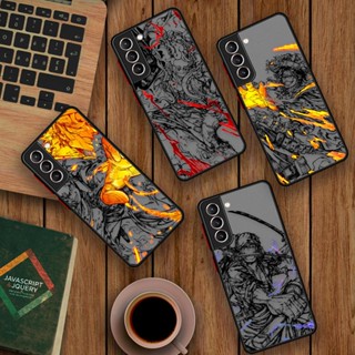 Anime One Piece Luffy Gear 5 Ace Portgas Phim Hoạt Hình Điện Thoại Di Động Dành Cho Samsung Galaxy S23 S22 S21 S20 FE Ultra S10 S9 S8 S10E Lite Plus M62 M52 M51 M33 5G Matte Cover