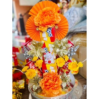 Sét mix săn trang tri tháp bánh tháp nước tài lộc siêu rẻ đẹp
