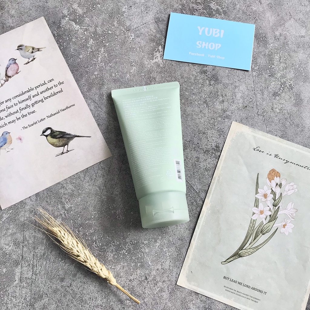 Sữa rửa mặt trà xanh INNISFREE green tea foam cleanser 150ml chính hãng Hàn Quốc SHOP HỒNG NHUNG