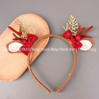 🎄🎄🎄 [𝗛𝗔̀𝗡𝗚 𝗡𝗢𝗘𝗟] Cài tóc & set 2 kẹp tóc Noel (đẹp như ảnh)