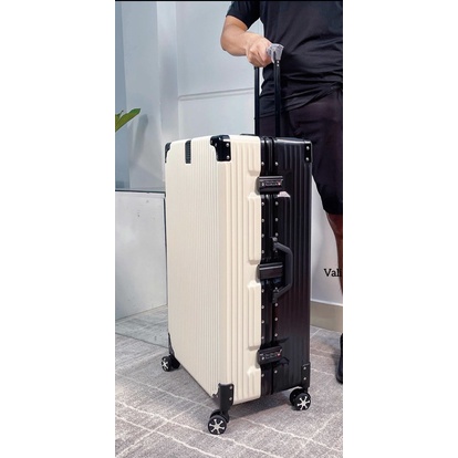 vali kéo du lịch khung nhôm khóa sập cao cấp hiện đại nhất xài theo mật khẩu 3 số {BẢO HÀNH PHỤ KIỆN 5 NĂM}