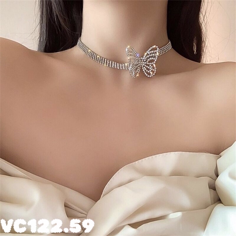 Vòng cổ choker đính đá