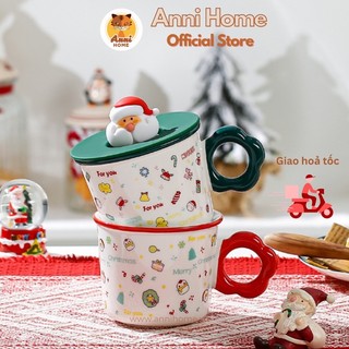 Cốc ly sứ Noel, ly sứ Giáng Sinh cao cấp - Anni Home
