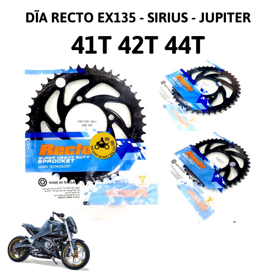 DĨA RECTO THÁI CHO EXCITER 135 - SIRIUS - JUPITER - JUPITER - WAVE - DREAM