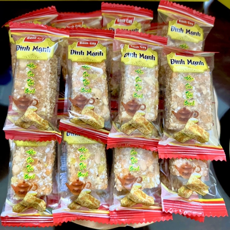 Bánh Cáy Làng Nguyễn - Đặc Sản Thái Bình Hộp 600g Cắt Miếng