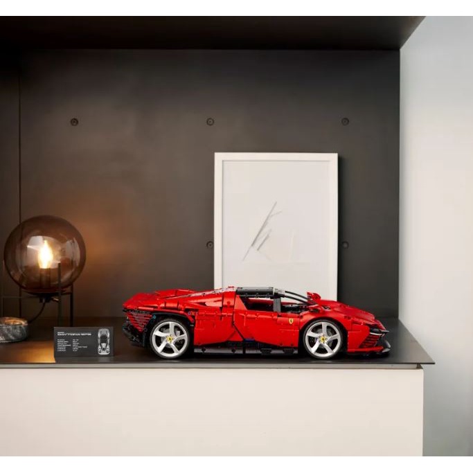 Nonlego Technic Siêu Xe Ferrari Daytona SP3 42143 Tỷ Lệ 1:8 Đồ Chơi Lắp Ráp 3778 Pcs Sieuthidochoitritue