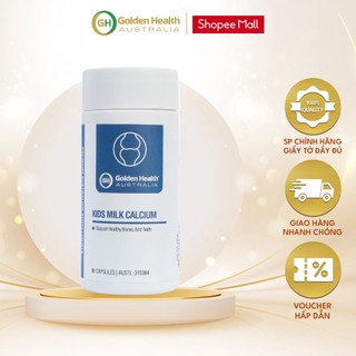  Viên uống hỗ trợ chắc xương và phát triển chiều cao cho trẻ Golden Health Kids Milk Calcium (90 viên)