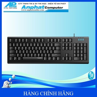 Bàn phím văn phòng có dây Rapoo NK1800 - Hàng chính hãng - Bảo hành 24 tháng