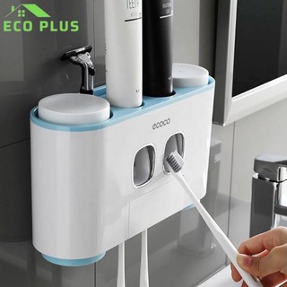 Nhả kem đánh răng tự động ecoco e1802 - kệ để đồ nhà tắm đa năng