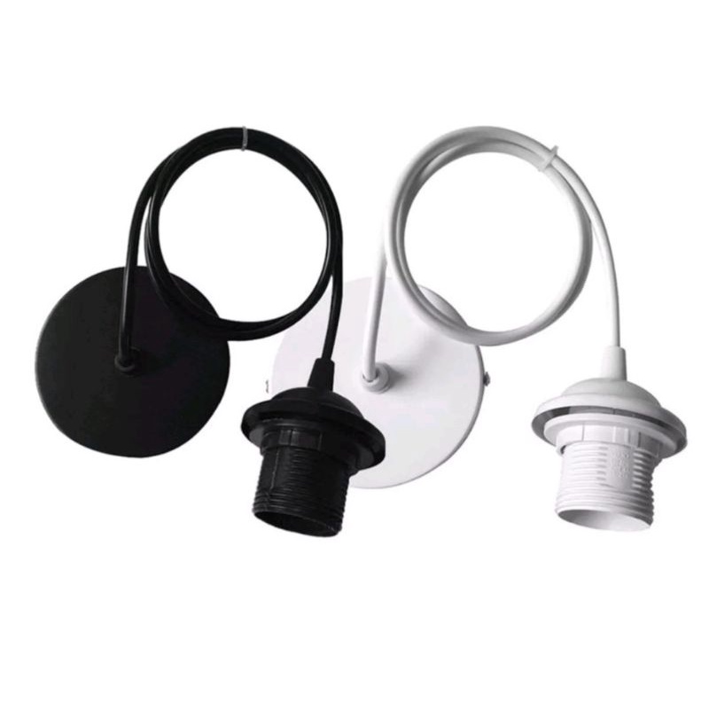 Bộ Đui Treo Thả 1m Đèn Mây Tre, Đèn Gỗ, Nhựa.