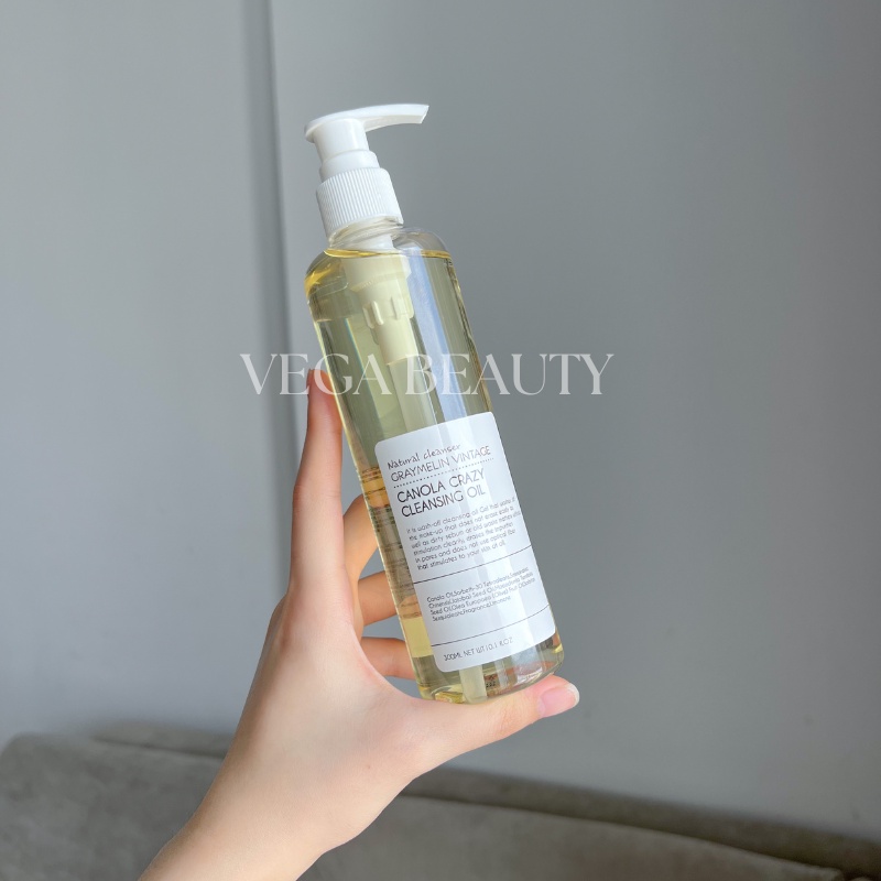 Dầu tẩy trang hoa cải Graymelin Canola Crazy Cleansing Oil 300ml/500ml làm sạch da và tẩy trang hiệu quả