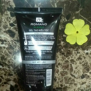 Gel vuốt tóc nam  Romano 150g .