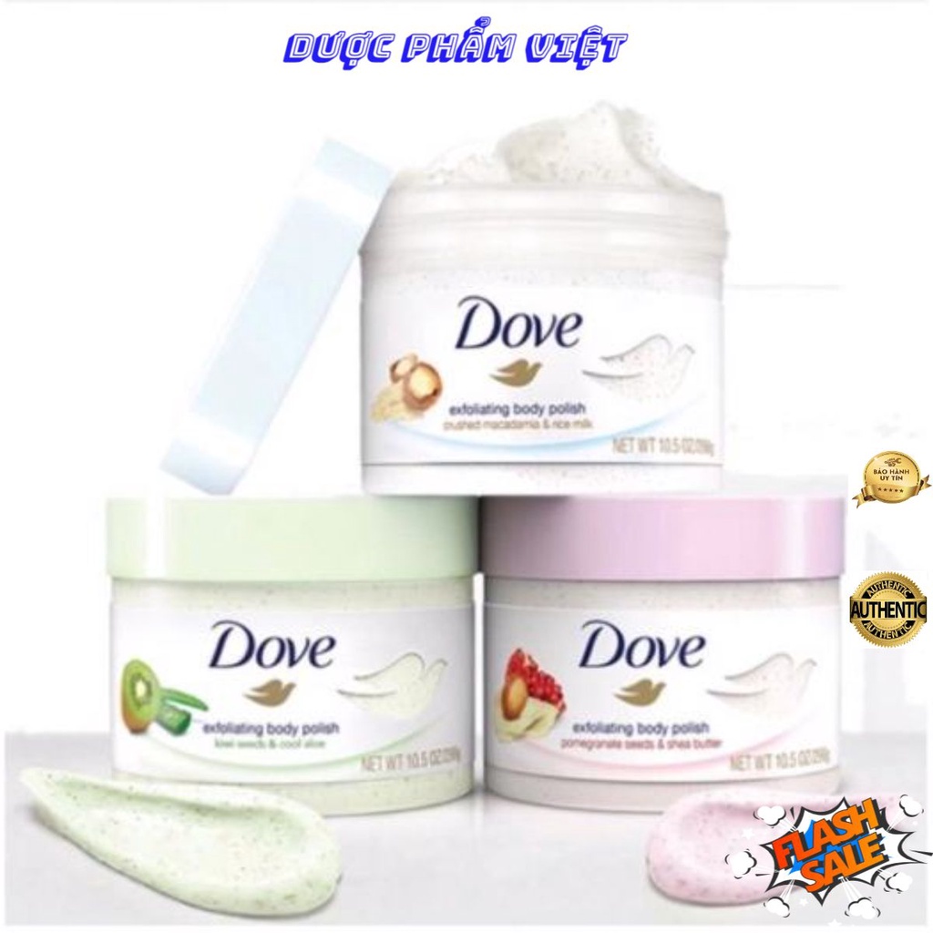 Tẩy da chết Dove Exfoliating Body Polish bản Đức