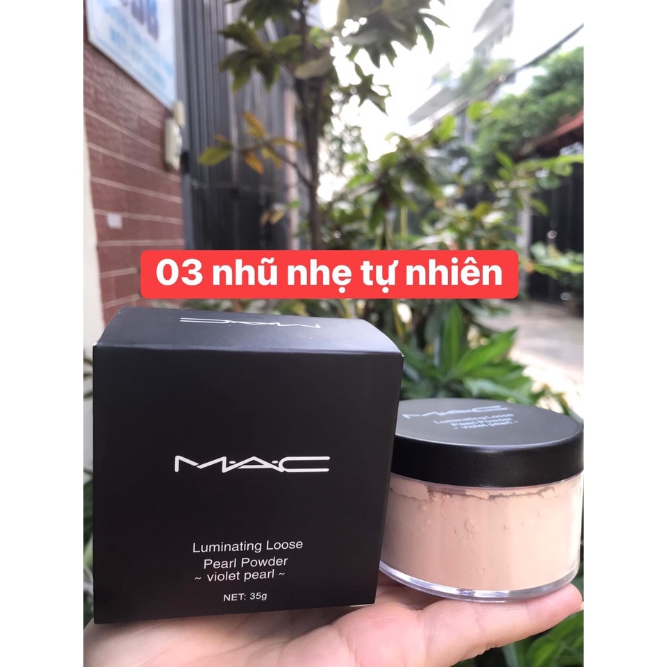 Phấn phủ bột Mac Luminating Loose Pearl Powder