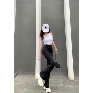 quần tăm sớ ống loe cho nữ