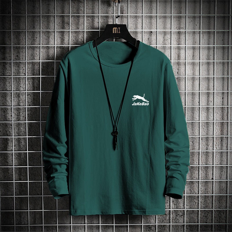 Áo Thun Dài Tay Thời Trang Xuân Thu Cho Đàn Ông Trung Niên