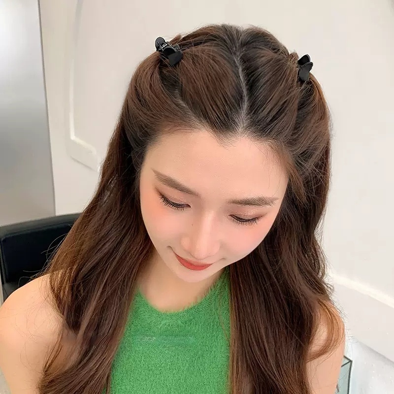 Set 5 Kẹp Tóc Mini Hình Hoa / Thỏ Đáng Yêu Cho Nữ