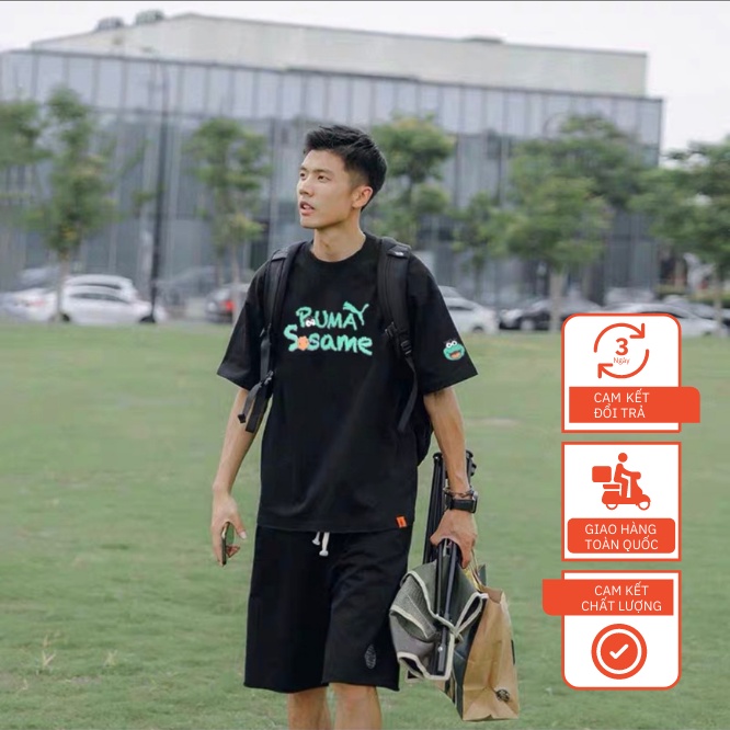 Áo Thun Unisex Tay Lửng Ssame