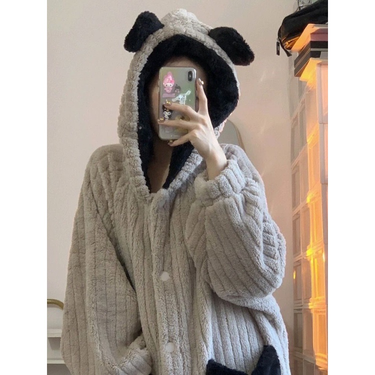 Đầm Ngủ Dáng Dài Thiết Kế Mới Dày Dặn Ngọt Ngào Thời Trang Dành Cho Mù