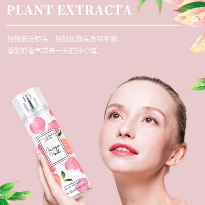 Nước hoa toàn thân, xịt thơm body mist VICTORIA 236ml lưu hướng bền lâu 2360