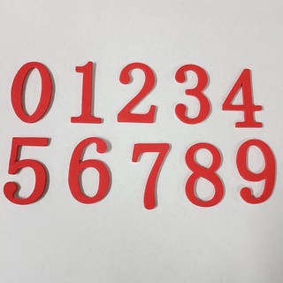 Decal chữ và số cắt sẵn