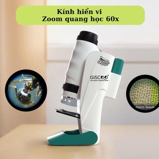  Kính hiển vi điện tử cầm tay Giscoo zoom quang học 60x 
