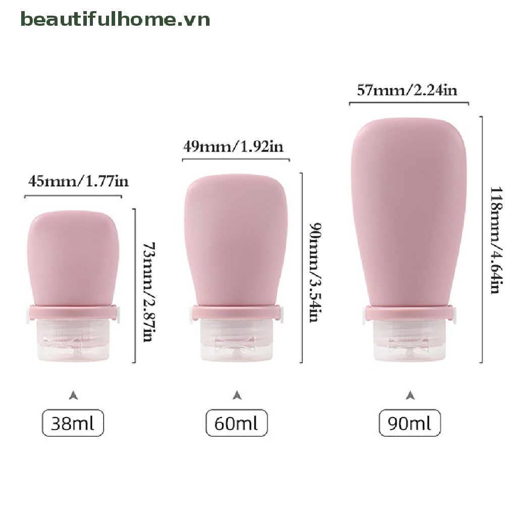 Chai Đựng Mỹ Phẩm 30 / 60 / 90ml Tiện Dụng Khi Đi Du Lịch