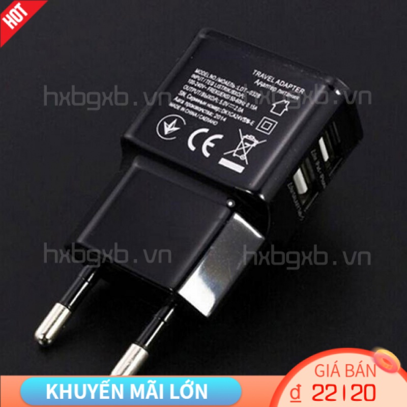 Bộ Sạc 1a 1000mah Phích Cắm Chuẩn Eu Tiện Dụng Chất Lượng Cao